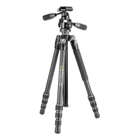 VEO 3 264CPS Traditional Carbon Tripod with 3-way pan head - 10kg capacity