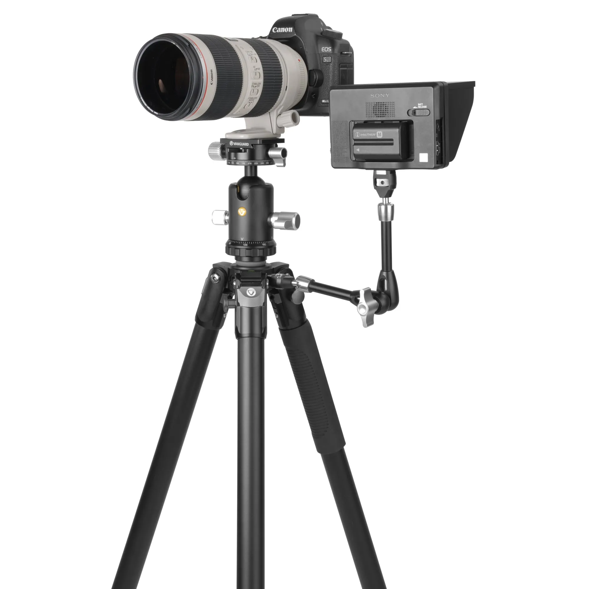 VEO 3 303AB Traditional Aluminium Tripod with dual axis ball head - 25kg capacity