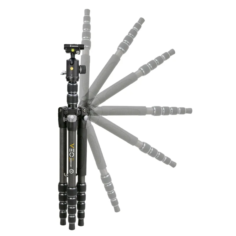 VEO 3T 204CBP Carbon Fiber Travel Tripod