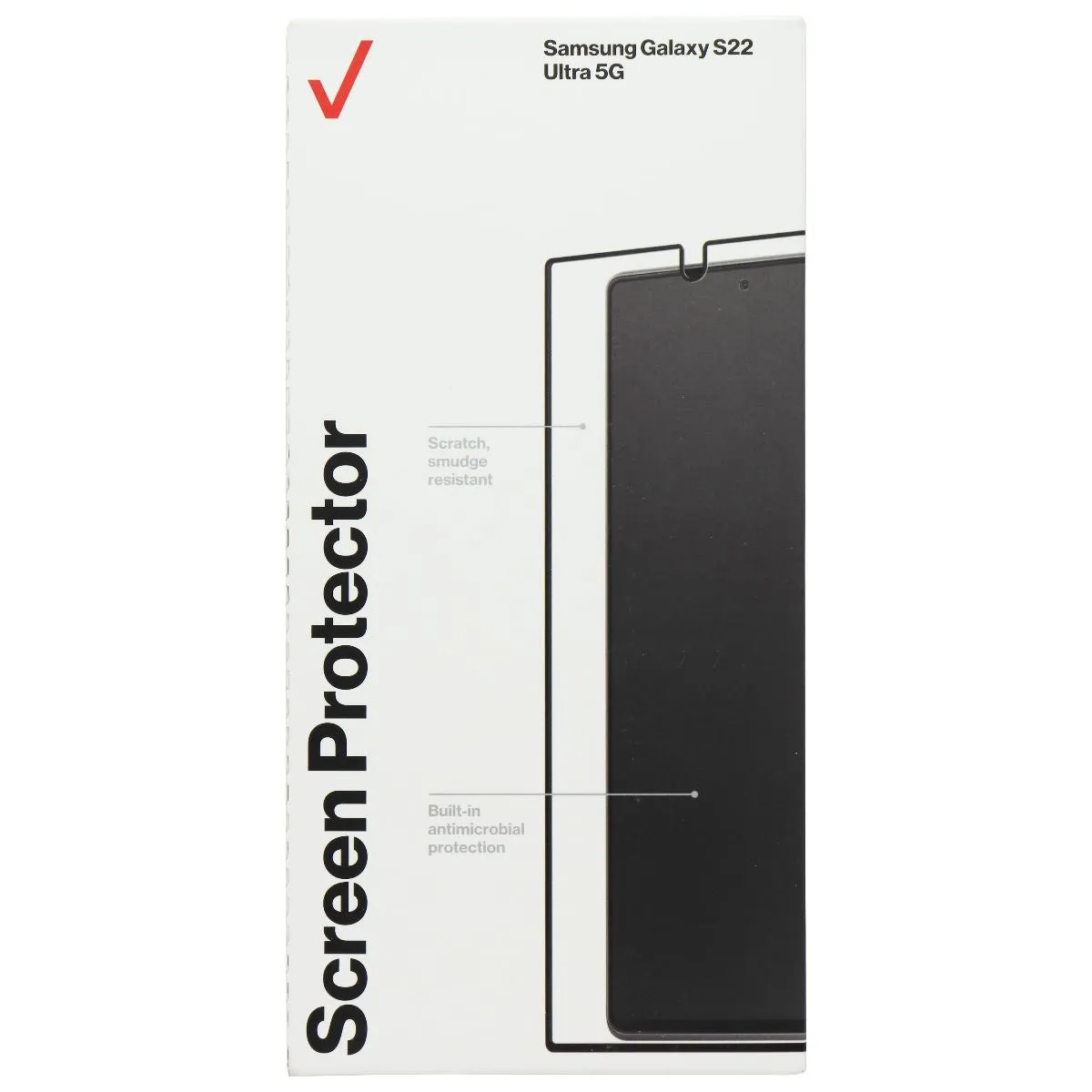 Verizon Glass Screen Protector for Samsung Galaxy S22 Ultra 5G - Clear