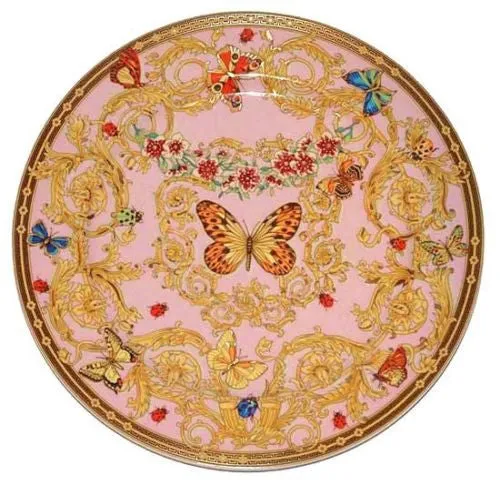 Versace Rosenthal Le Jardin Service Plate Charger 30cm-6Pc. Set