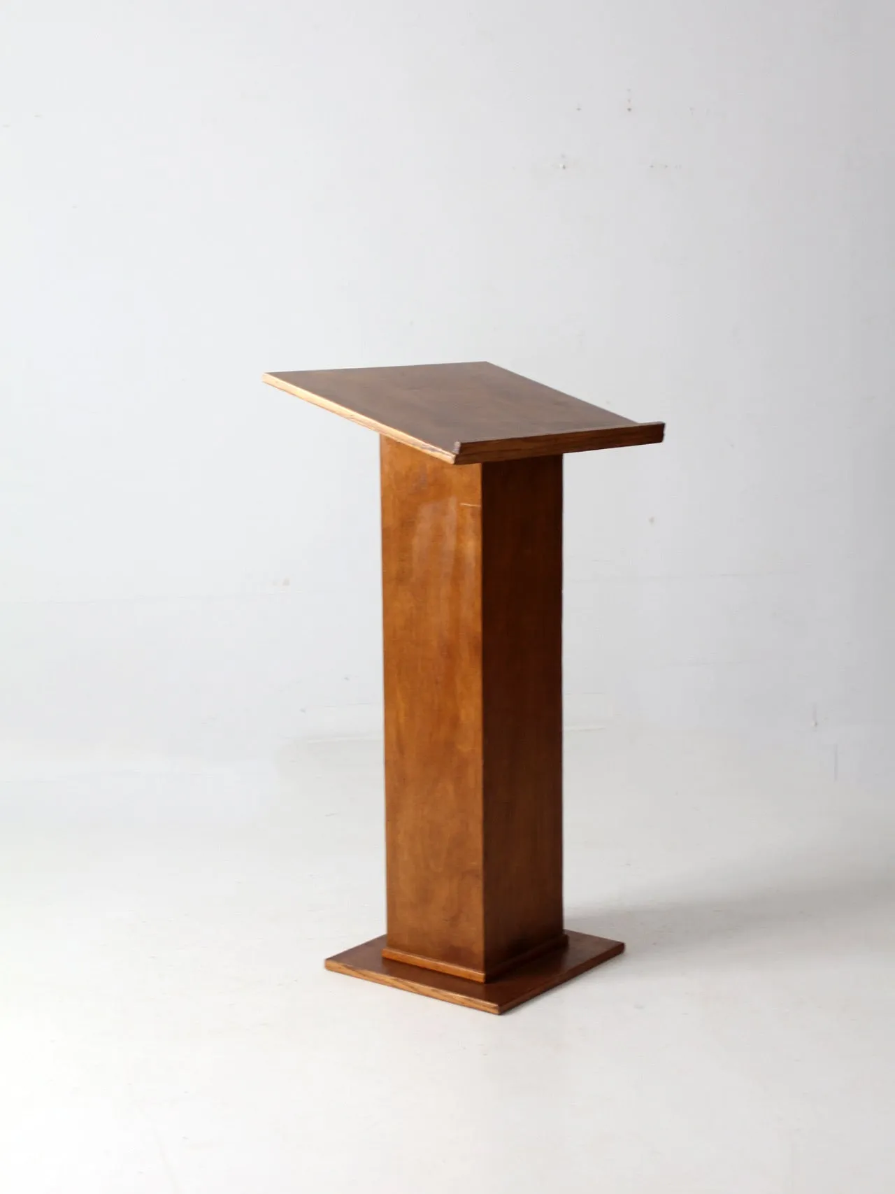 vintage wooden lectern