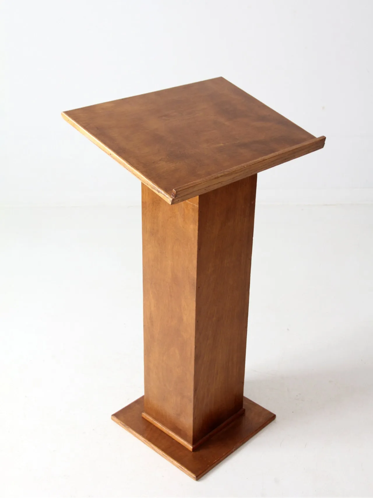 vintage wooden lectern