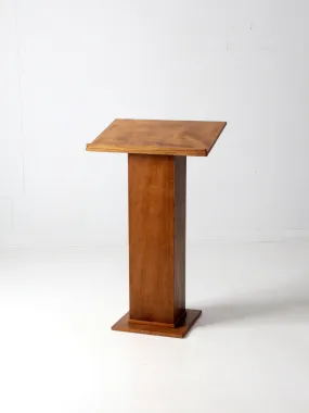 vintage wooden lectern