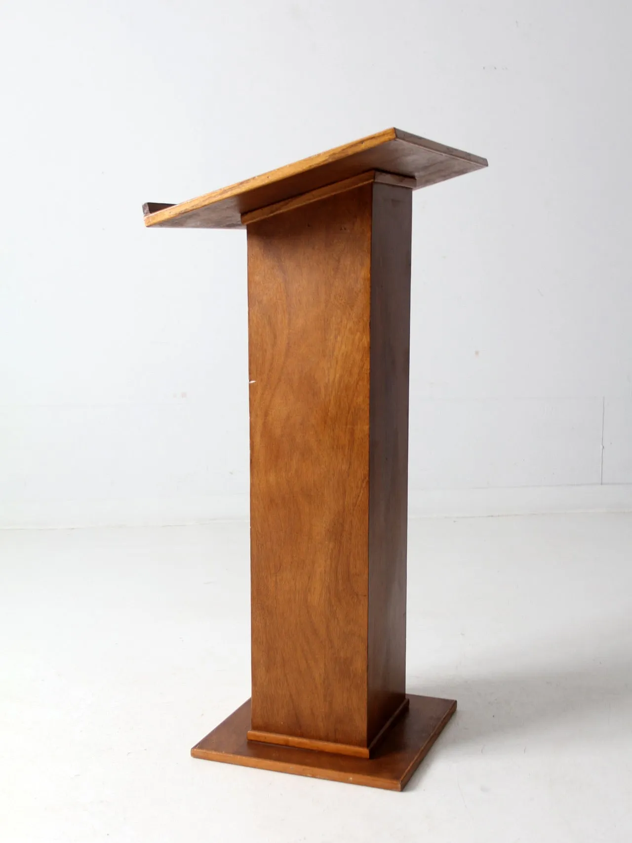 vintage wooden lectern