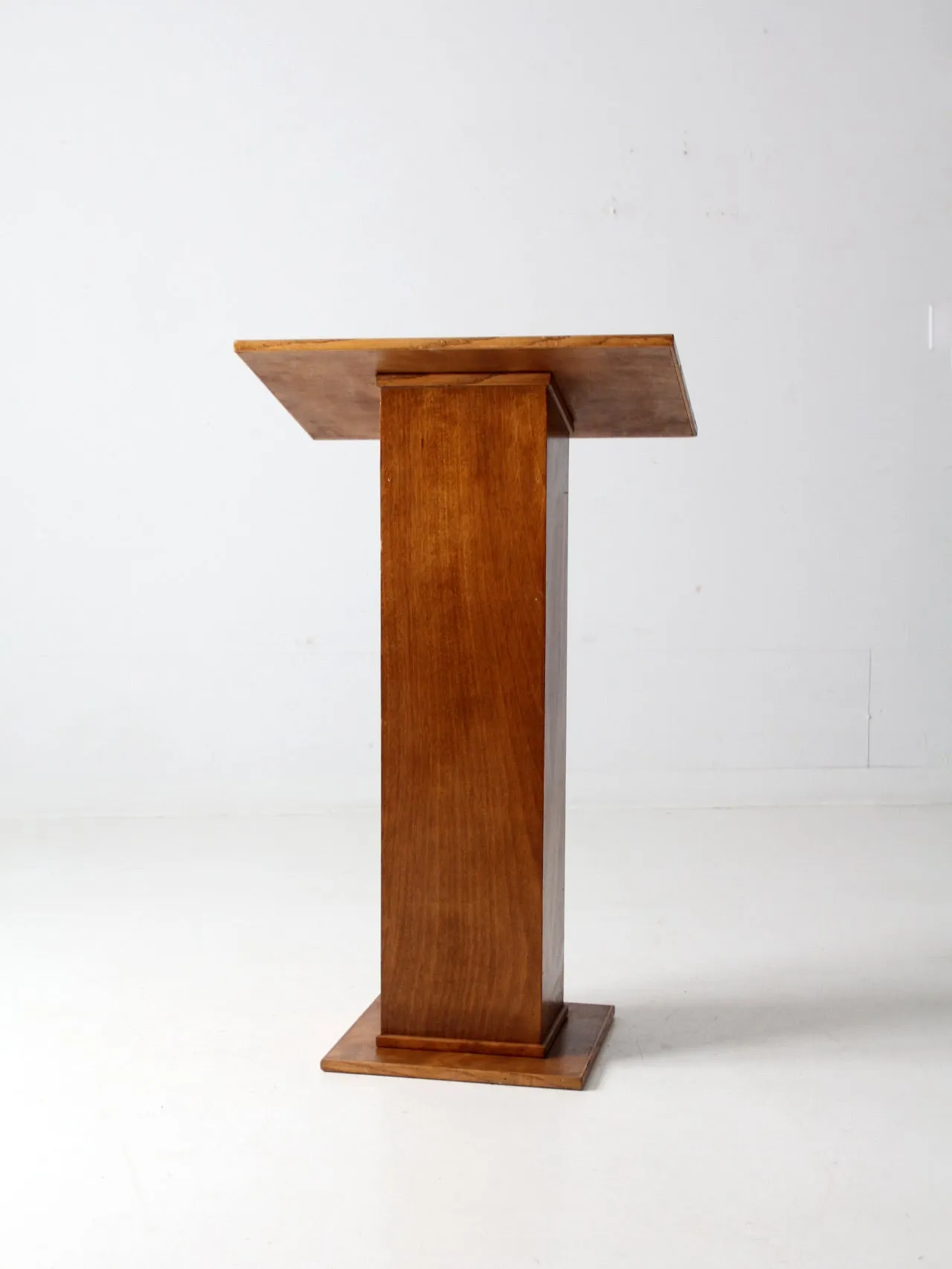 vintage wooden lectern