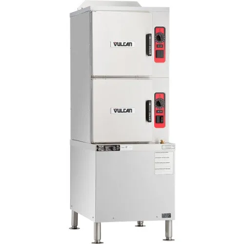 Vulcan C24GA10 Convection Steamer, Gas, 2 Compartments, 10 Pan