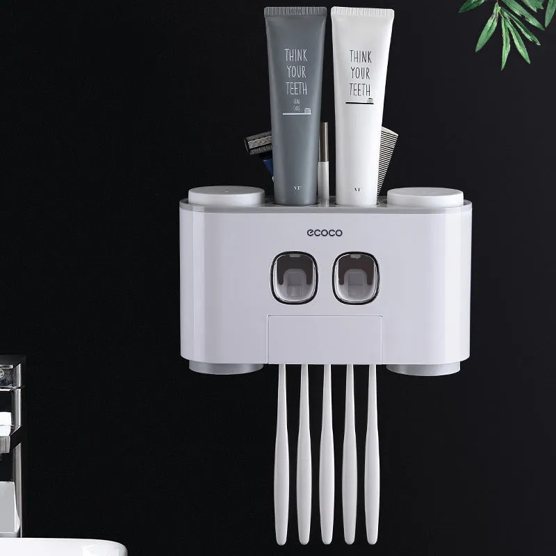 Wall-Mounted Toothbrush Holder