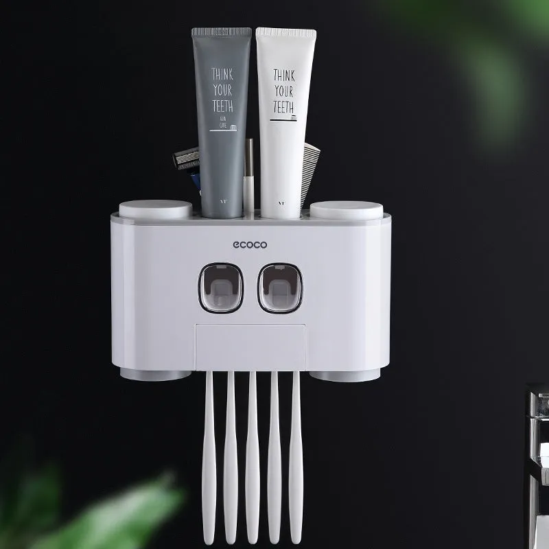 Wall-Mounted Toothbrush Holder