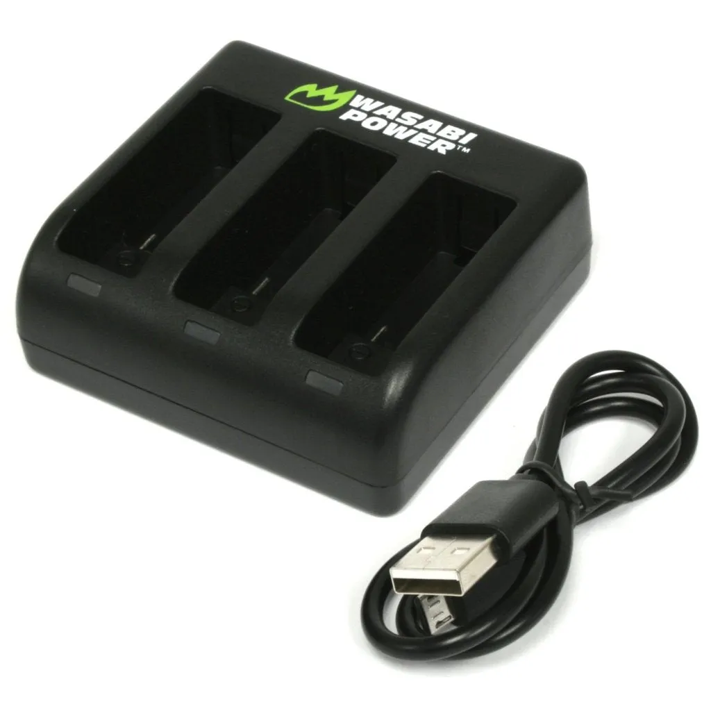 Wasabi Power Battery for GoPro HERO9 and Dual USB Charger