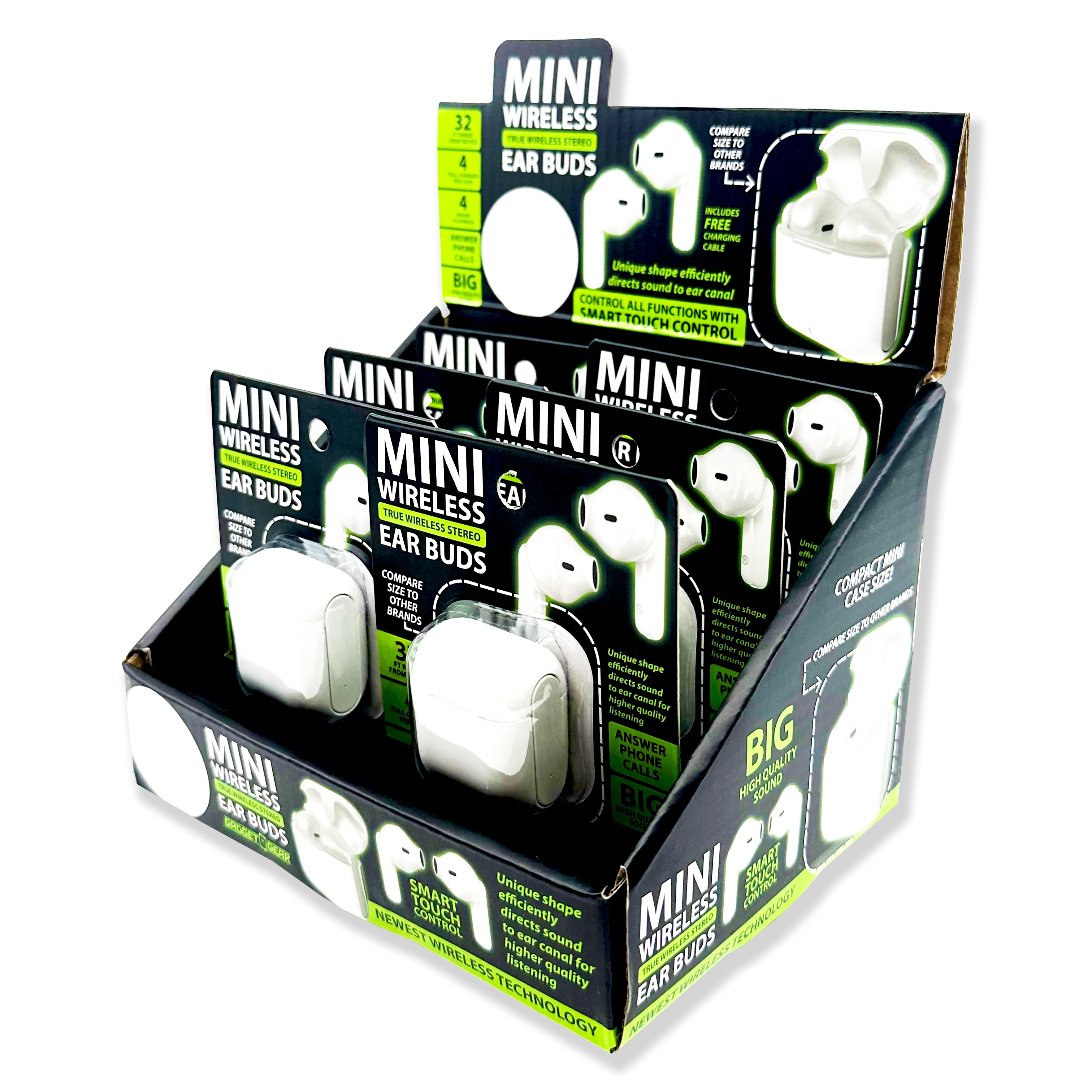 Wireless Earbuds Mini with Case - 6 Pieces Per Retail Ready Display 23604