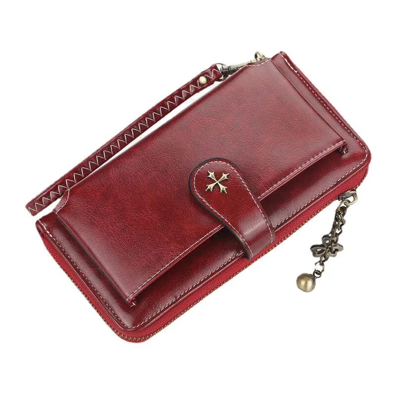 Women Fashion Clutches Bag Phone Zipper Wallet