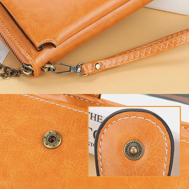 Women Fashion Clutches Bag Phone Zipper Wallet