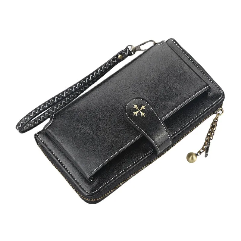 Women Fashion Clutches Bag Phone Zipper Wallet