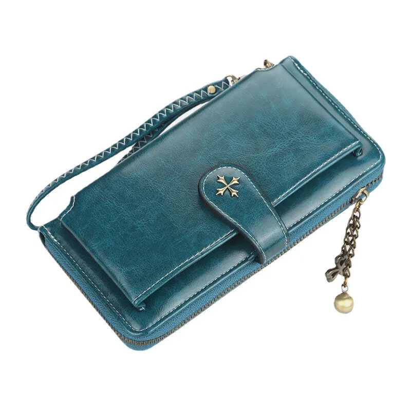 Women Fashion Clutches Bag Phone Zipper Wallet