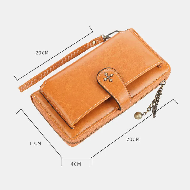 Women Fashion Clutches Bag Phone Zipper Wallet