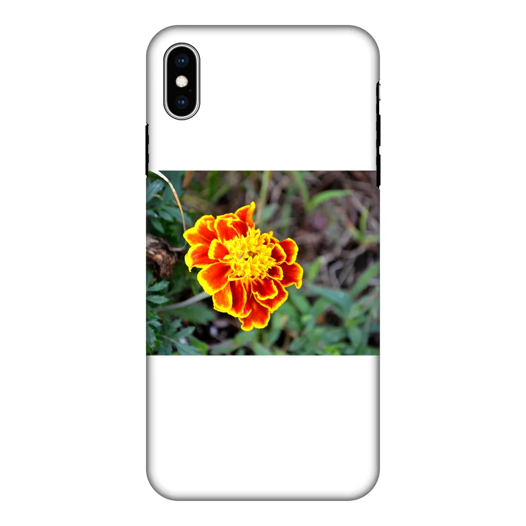 Yellow Red Flower Fully Printed Tough Phone Case