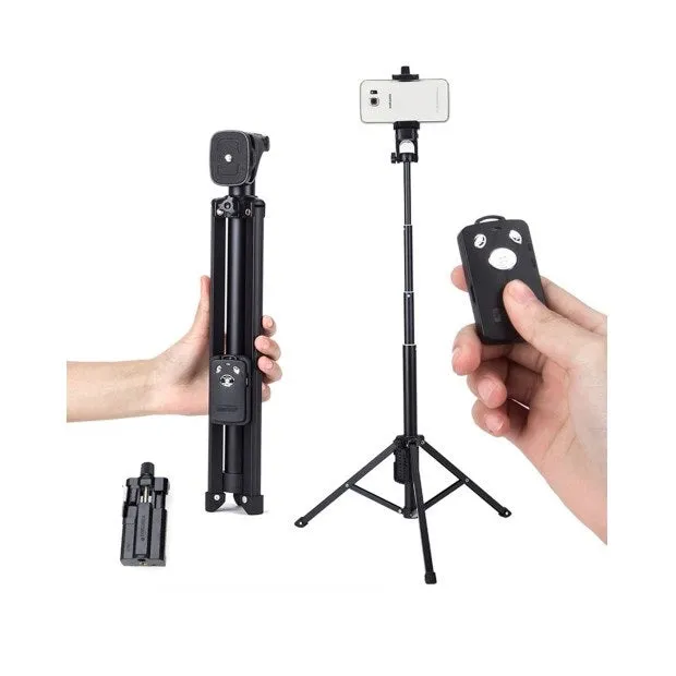 Yunteng VCT-1688 Mini Tripod 3 in 1 Monopod Phone Selfie Stick Bluetooth Timer