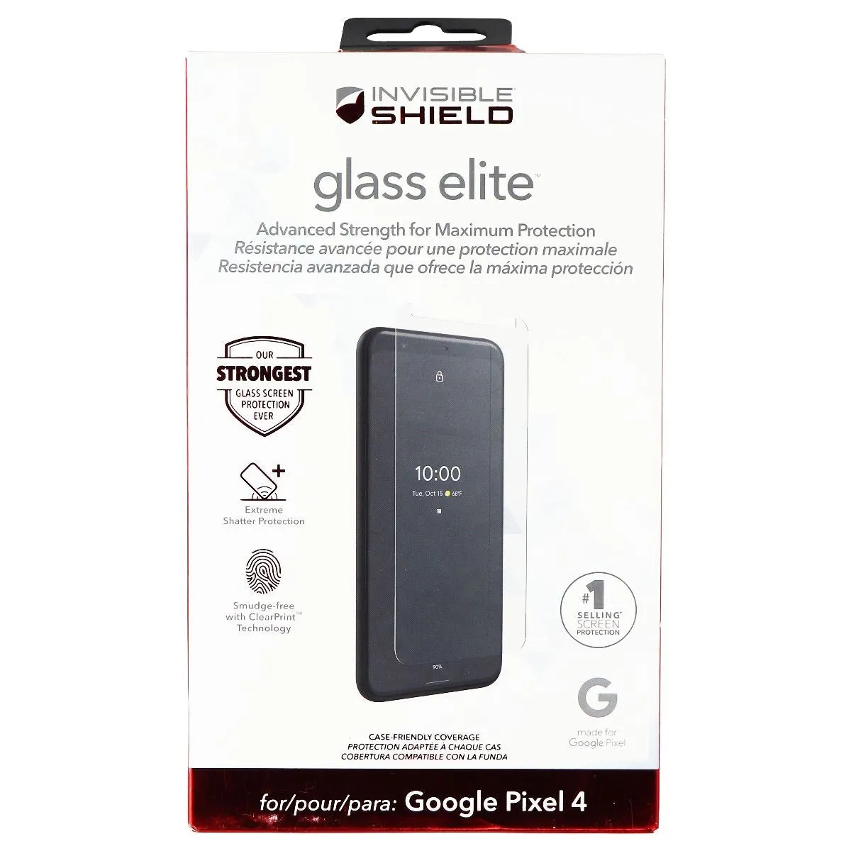 ZAGG InvisibleShield Glass Elite Screen Protector for Google Pixel 4